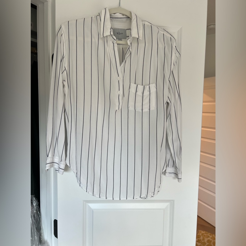 Rails Striped Rayon Tunic Sz M